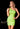Cocktail Dresses Short Cocktail Sequins Fitted Party Dress Neon Green