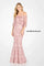 Formal Dresses Floral Long Lace Formal Evening Sequin Dress English Rose
