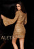 Cocktail Dresses Long Sleeve Cocktail Short Homecoming Sequin Dress Gold