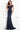 Prom Dresses Fitted Formal Long Lace Prom Dress Navy