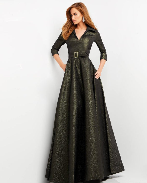 Jovani 05075A Olive 12 Sale