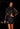 Cocktail Dresses Long Sleeve Cocktail Cut Out Beaded Party Dress Black/Silver
