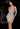 Cocktail Dresses Halter Short Cocktail Mettalic Beaded Party Dress Silver 