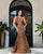 Prom Dresses Sequin Formal Long Prom Dress Bronze