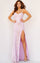 Prom Long Dress Spaghetti Strap Long Prom Gown Ice Pink