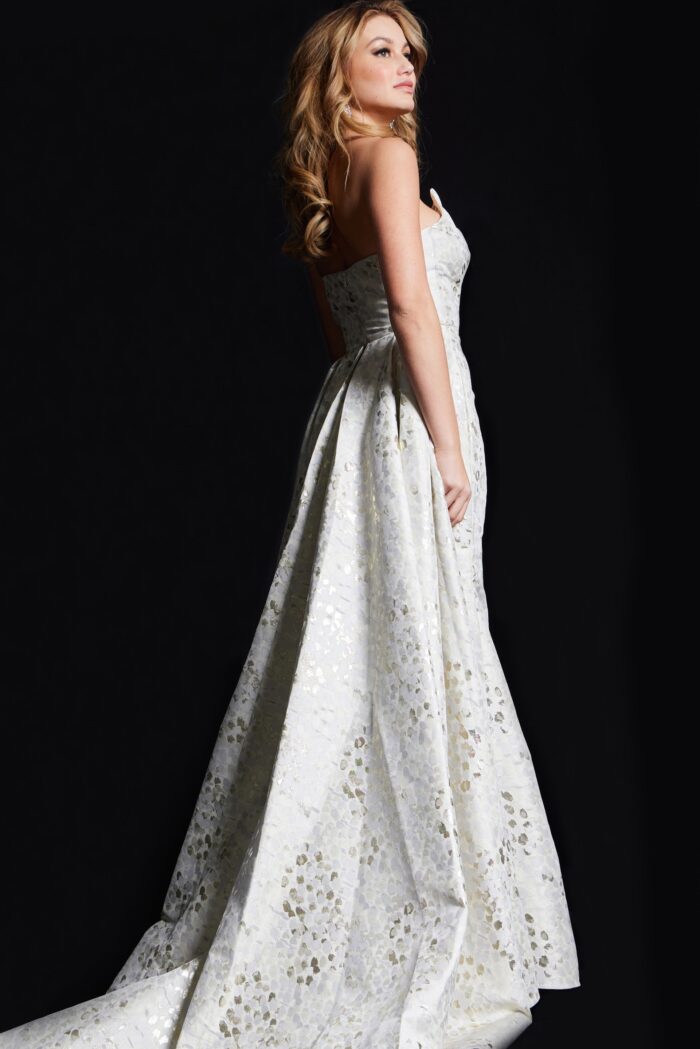 Jovani 06255 Strapless Long Evening Dress