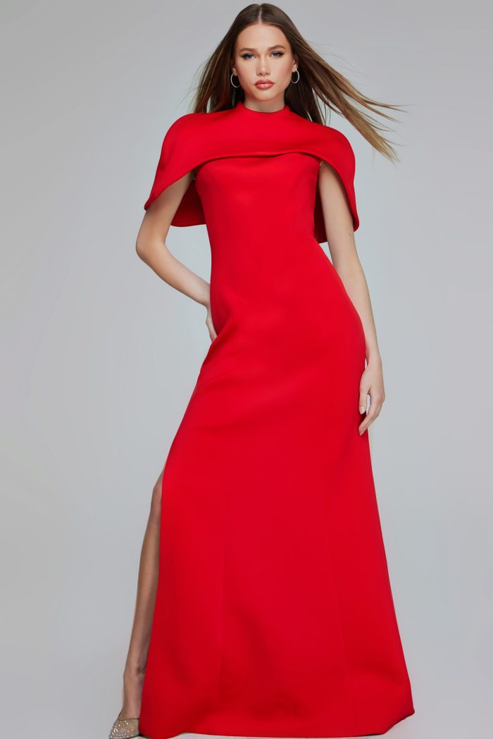 Formal Dresses Long Slit Formal Dress RED