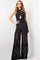Jumpsuit Long Lace Formal Jumpsuit Black