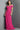 Prom Dresses Fitted Long Pleated Mermaid Prom Dress FUCHSIA