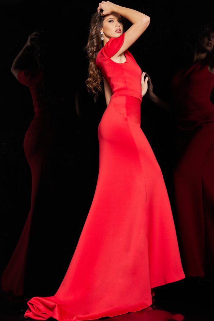 Prom Dresses Long Mermaid Formal Prom Dress RED