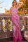 Prom Dresses Formal Long Beaded Sequin Prom Dress Hot-Pink