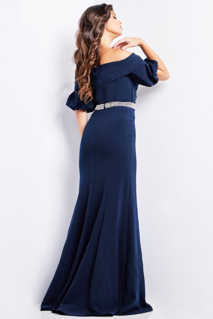 Jovani 06830 Long Pleated Formal Prom Dress