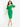 Cocktail Dresses Puff Tea Length Cocktail Dress Emerald