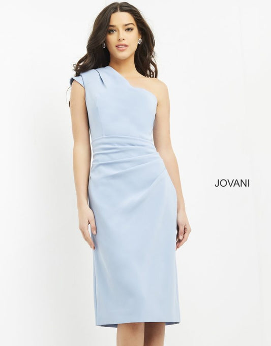 Cocktail Dresses Short Fitted Cocktail Dress LIGHT-BLUE