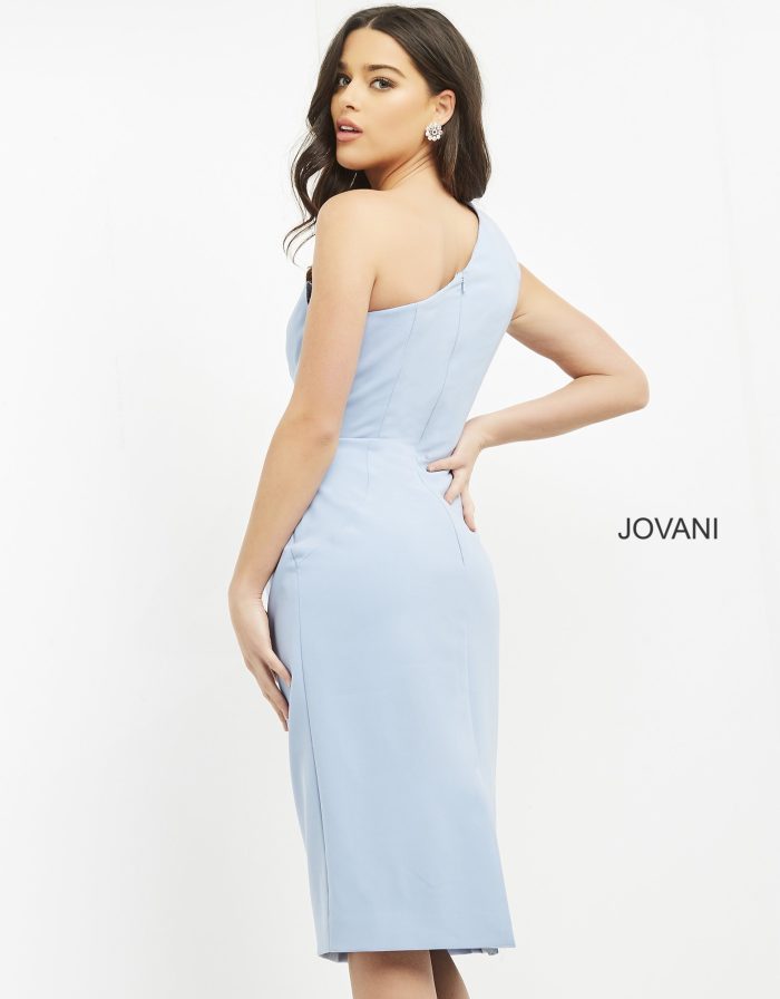 Cocktail Dresses Short Fitted Cocktail Dress LIGHT-BLUE