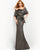 Prom Dresses Long Print Mermaid Formal Prom Dress   COFFEE