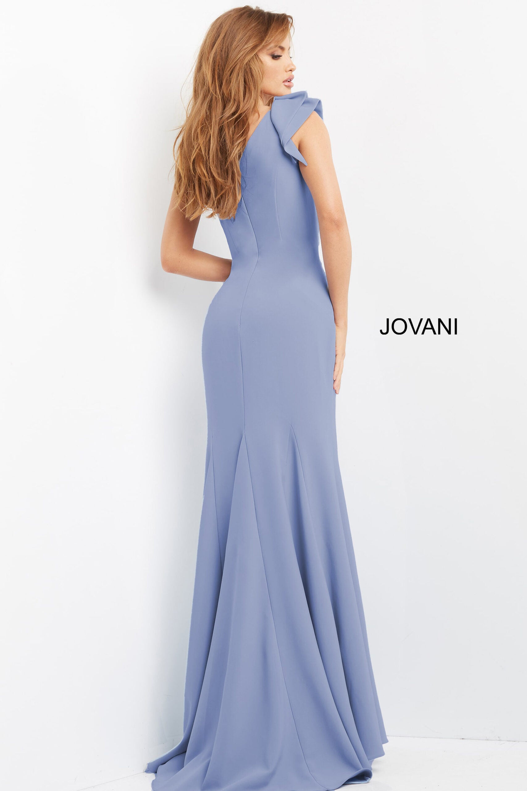 Jovani 06935 Long Formal Mermaid Fit Evening Prom Dress
