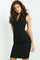 Cocktail Dresses Short Homecoming Fitted Cocktail Dress BLACK