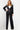 Pant Suit Long Two Piece Wide Leg Pant Suit Ivory/Black