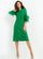 Cocktail Dresses Short Feather Sleeve Cocktail Dress EMERALD