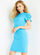 Cocktail Dresses Knee Length Homecoming Cocktail Dress  Turquoise