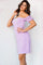 Cocktail Dresses Homecoming Ruffle Short Cocktail Dress Lilac