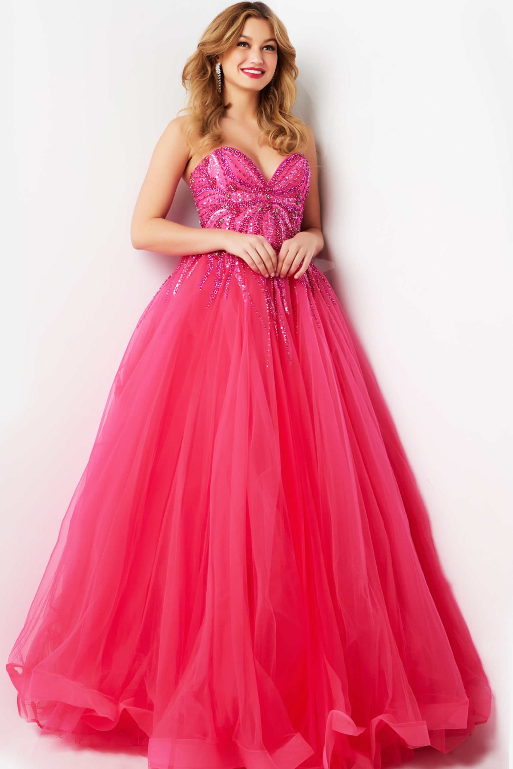 Jovani 07946 Strapless Long Prom Gown