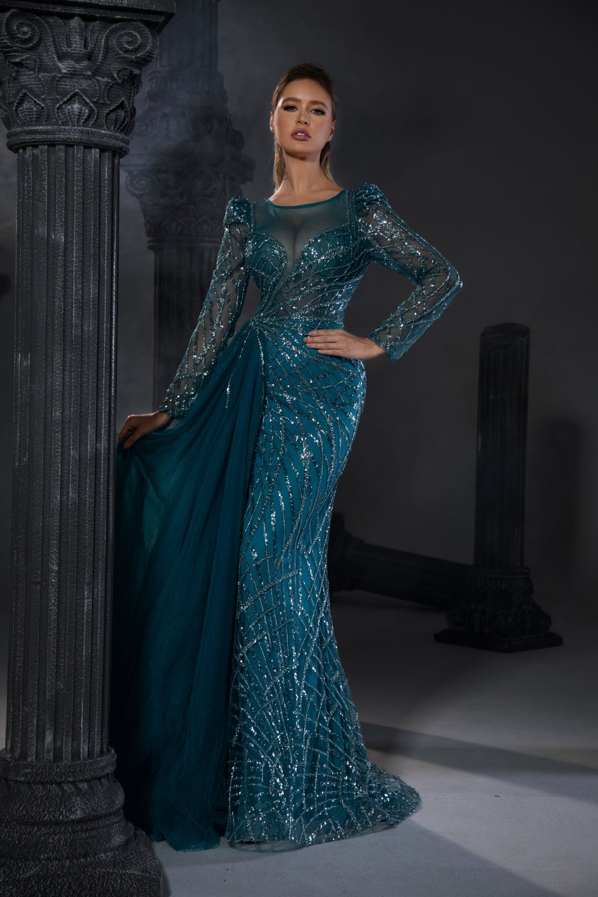 Sweetheart Floor-Length Sequin Evening Mermaid Pre Order