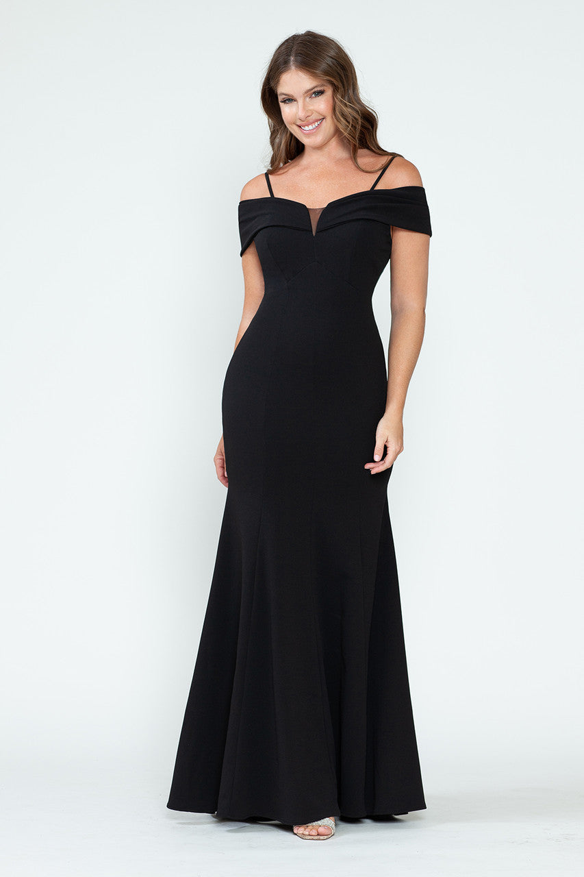 Formal Dresses Long Prom Formal Fitted Dress Lenovia 5317 Black