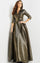 Formal Dresses Long Metallic Ball Gown Formal Dress BRONZE
