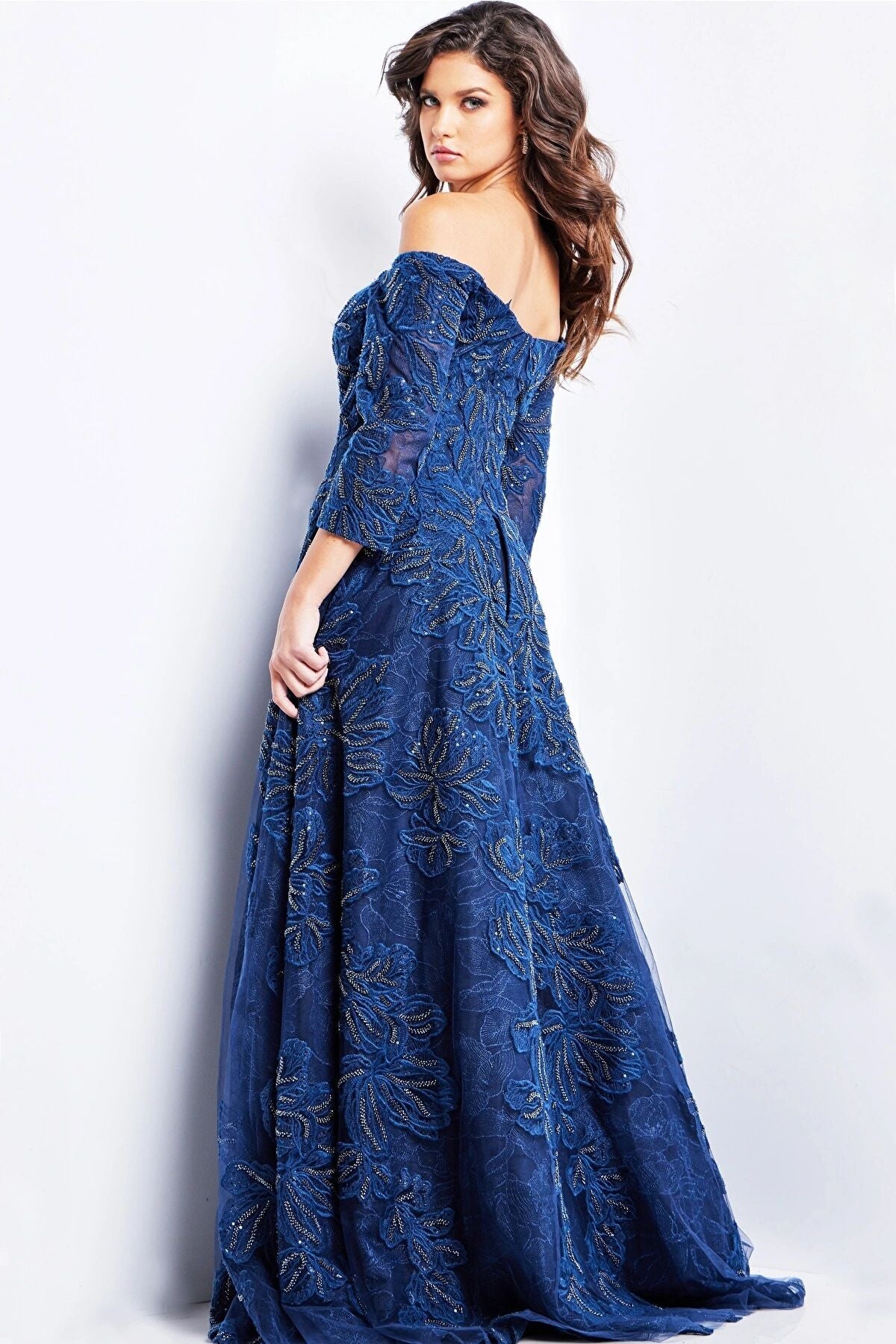 Jovani 08507 A Line Long Evening Formal Dress