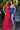 Prom Dresses Long Ruffle Formal Prom Slit Pleated Dress Red