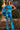 Jumpsuit One Shoulder Formal Jumpsuit Iridescent Royal