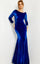 Formal Dresses Long Sleeve Velvet Formal Dress Royal
