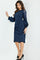 Mother of the Bride Dresses Short Ruched Mother of the Bride Dress NAVY