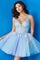 Cocktail Dresses Short Floral Homecoming Cocktail Dress  Multi