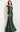 Prom Dresses Long Mermaid Fitted Metallic Formal Prom Dress Green