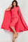 Cocktail Dresses Short Fitted Ruched Cocktail Dress Lipstick