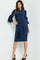 Cocktail Dresses Short Evening Ruffle Cocktail Dress Navy
