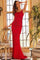Prom Dresses Long Lace Formal Prom Beaded Dress Red