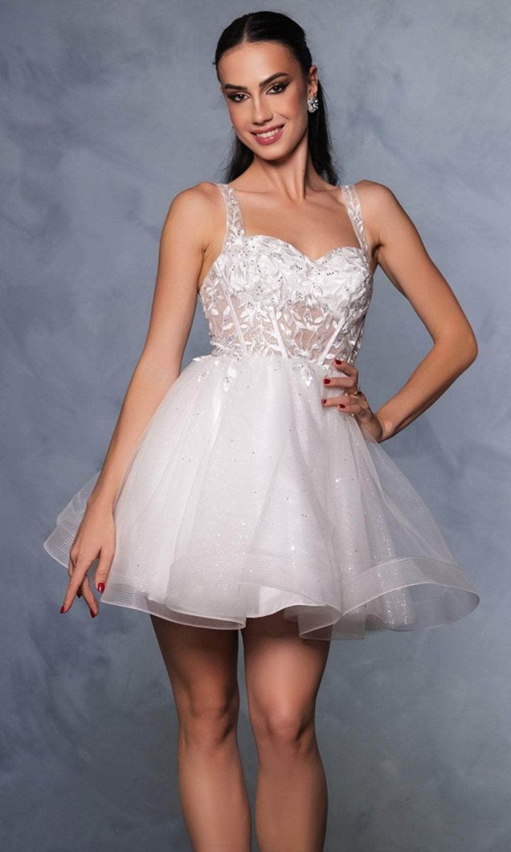 Sweetheart Mini/Short Tulle Cocktail A-Line May Queen 2149