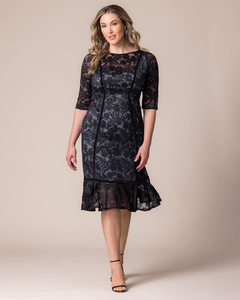 Plus Size Dresses Short Cocktail Lace Plus Size Dress Kiyonna 13240902 Shadowed Stream