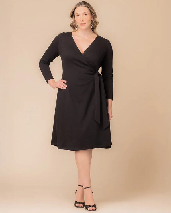 Kiyonna 13250705 Long Sleeve Plus Size Dress