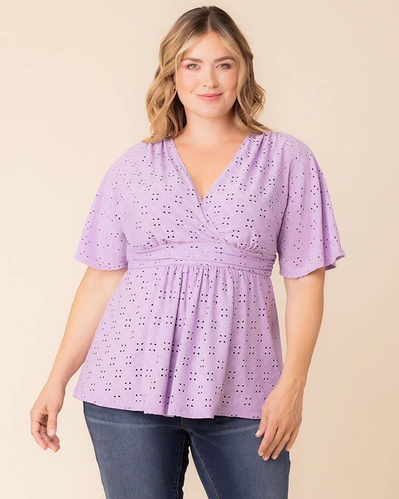 Top Formal Evening Top Kiyonna 22252102 Lilac
