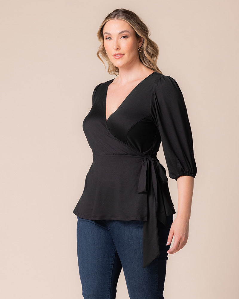 Top Formal Evening Top Kiyonna 23241302 Black Noir