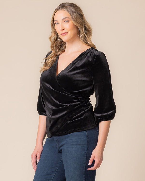 Formal Velvet Evening Top Kiyonna 23243001