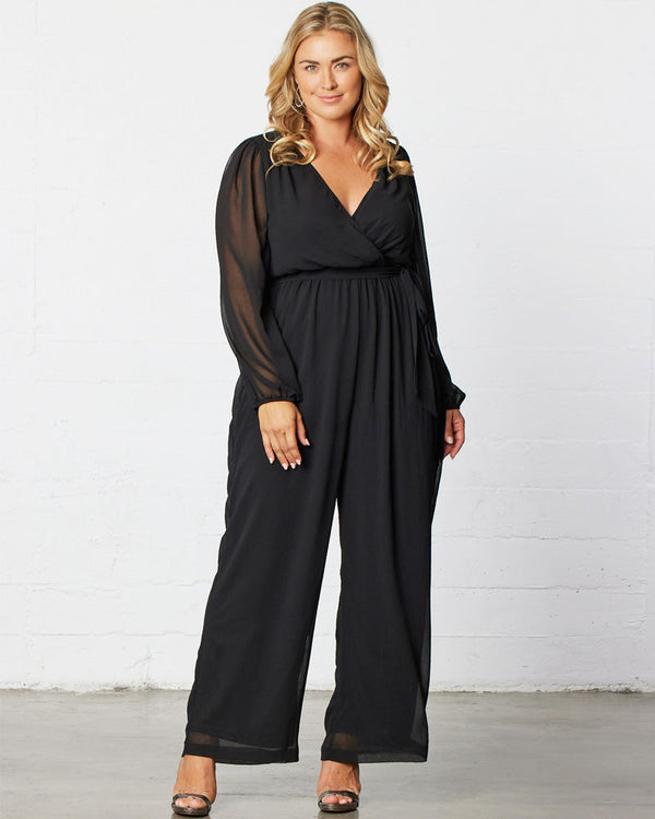 Long Sleeve Formal Jumpsuit Kiyonna 31222801