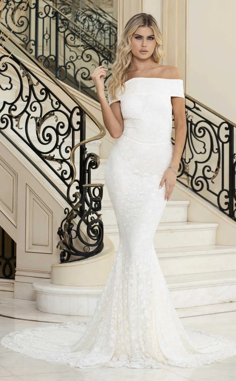 Jessica Angel 10030 Long Fitted Bridal Lace Wedding Dress Jessica Angel 10030 Long Fitted Bridal Lace Wedding Dress