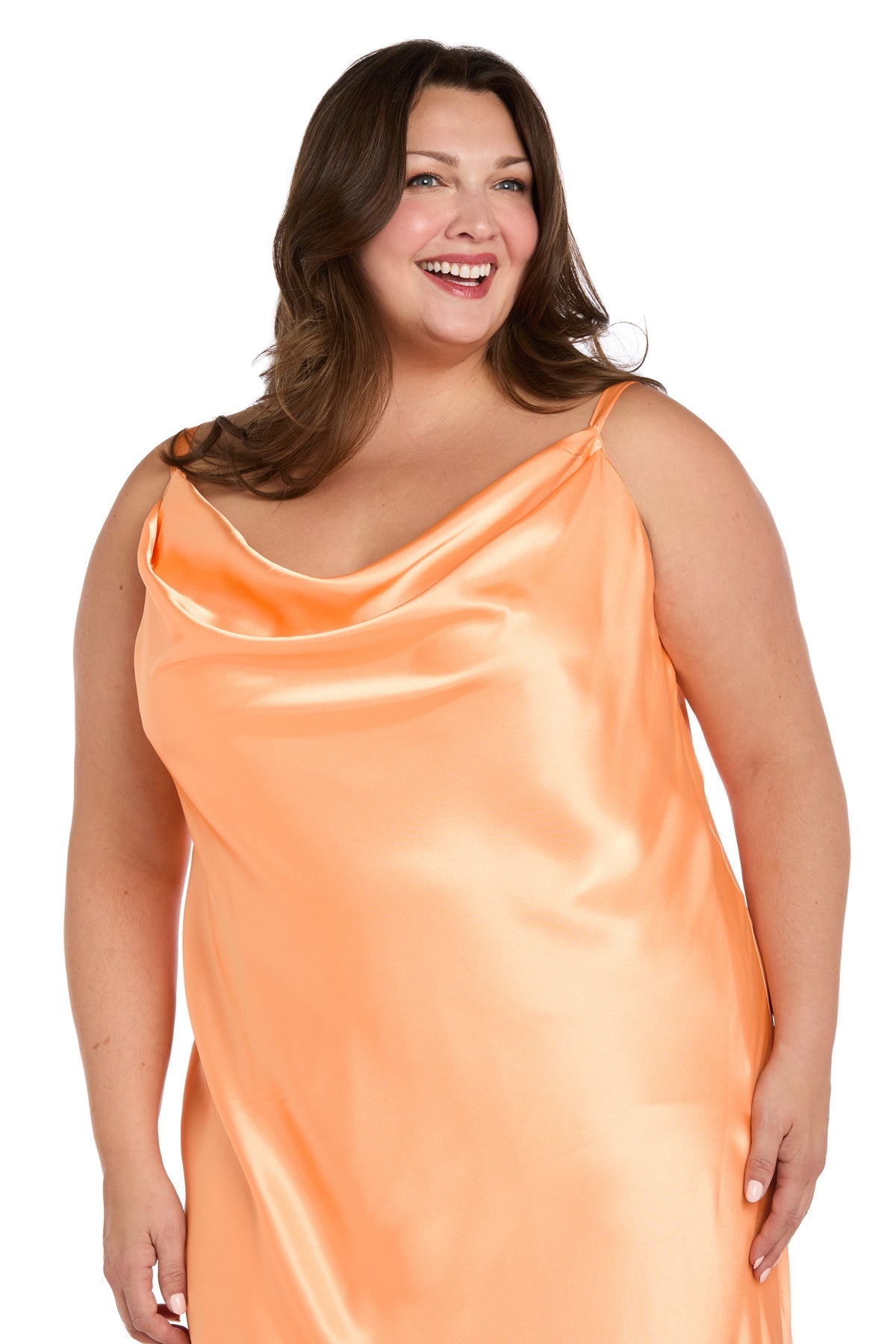 Plus Size Dresses Long Formal Evening Plus Size Dress R&M Richards 10037W Mango