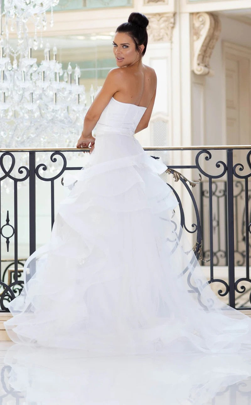 Jessica Angel 10043 Long Layered Wedding Dress